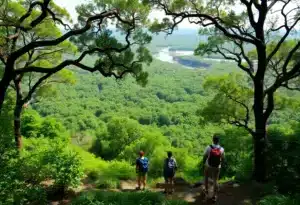 A beautiful Florida state park showcasing lush greenery and hiking trails.