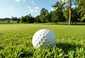 Close Up of a Beautiful Golf Course