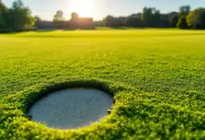 Close Up of a Beautiful Golf Course