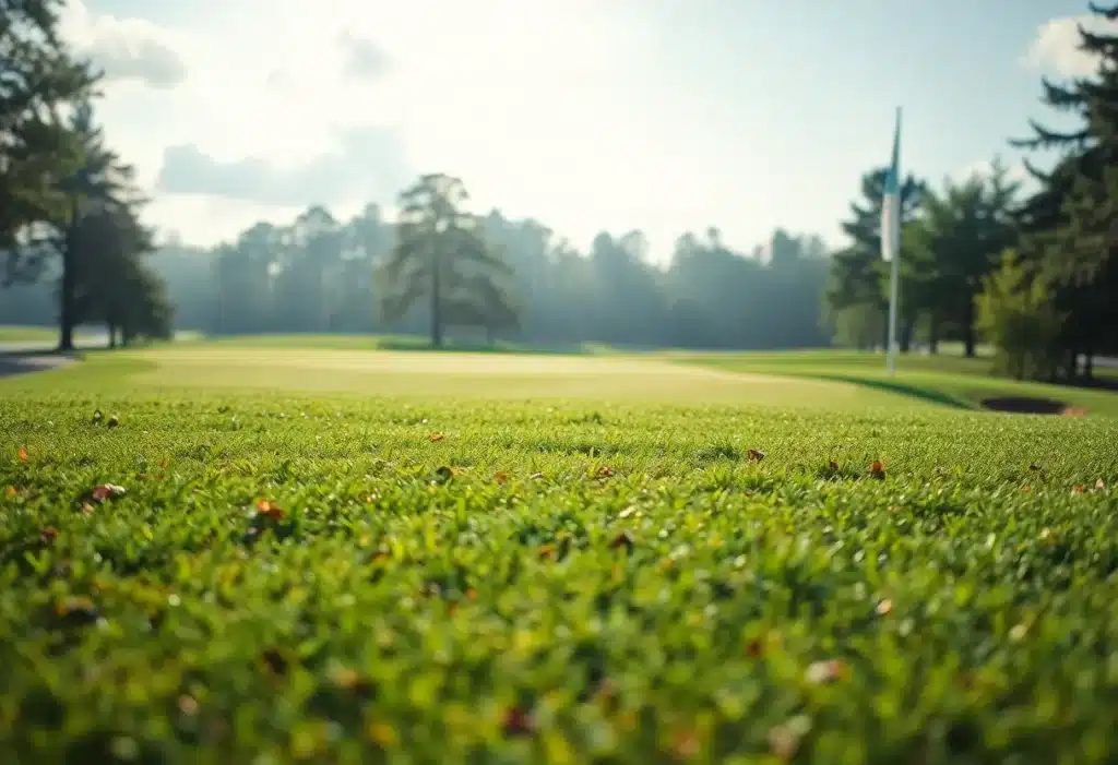 Trump Takes Home the Trophy at Golf Club Championship Breathtaking close-up of a beautiful golf course
