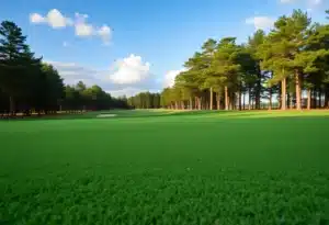 Close Up of a Beautiful Golf Course