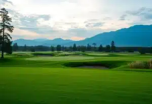 Close up of the beautiful greens at Palatka Golf Club